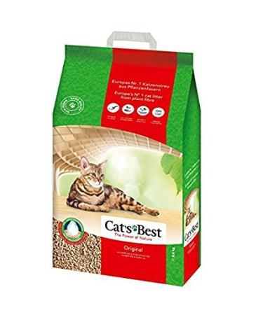 Oko Cats Best Wood Litter Original Clumping Plus Cat Litter 30 Liter