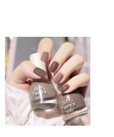 Gel Polish Quick Dry 2pc Nail Varnish Long Lasting Nail Polish Nail Polish Art Gel Polish Quick Dry Starter Diy For Women (004)