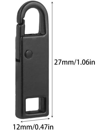 SRUP 8-Piece Zipper Repair Kit - Replacement Slider Pull Tabs for Jackets Tents & Luggage | Universal Spare Parts - Buy Online on SooperMarket.com