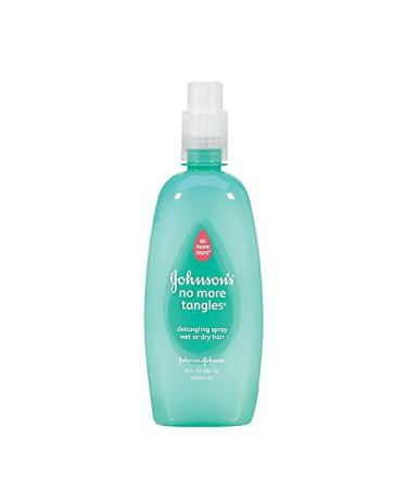 Johnsons & Johnson No More Tangles Spray Detangler, 10 Fl Oz (Pack of 3)