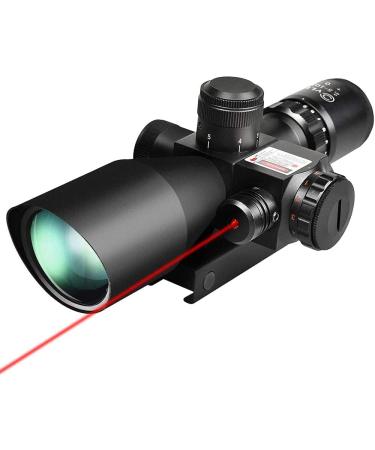 CVLIFE 2.5-10x40e Red & Green Illuminated Scope with 20mm Mount