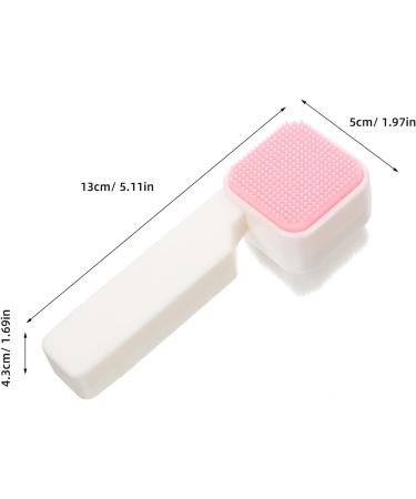 Healeved Silicone Facial Cleansing Brush Double Side Face Cleaning Brush Facial Cleaning Tool Women Facial Brushes for Cleansing and Exfoliating Accessories - Buy Online on SooperMarket.com