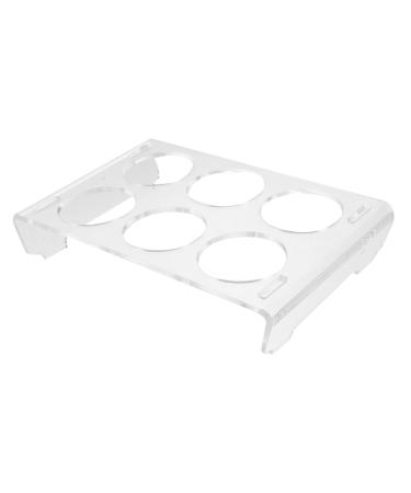 Cabilock 1 Set Eggs Egg Holder Dispenser Acrylic Bin Organizer Egg Organizer Egg Rack Refrigerator Egg Carton