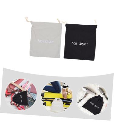 WOONEKY 2pcs Hair Dryer Storage Bag Practical Bags Bag Organizer for Traveling Blow Dryer Attachment Fabric - Buy Online on SooperMarket.com