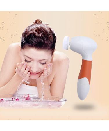 Dajidafu 4-in-1 Electric Face Cleaning Tool Home Eyeshadow Eyeliner Makeup Remover Waterproof Removal Tool Beauty Supplies Pink - Buy Online on SooperMarket.com