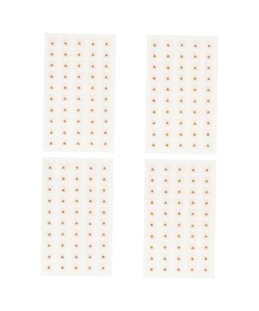 Healeved 5 sets 200 pieces of pills against ear pressure acupuncture massage bean acupuncture magnet pavement pellet seeds acupressure ear-vaccaria bean sticker wang buly luxing plastic