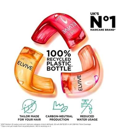 L'Oreal Paris Elvive Dream Lengths Shampoo and Conditioner Set - Nourishing Treatment with Castor Oil for Long Hair, Strengthens & Prevents Breakage - Buy Online on SooperMarket.com