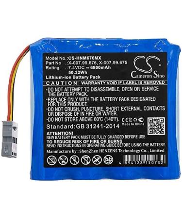 High-Capacity Replacement Battery for Heine mPack & mPack LL - 6800mAh/7.4V Compatible with X-007.99.675 X-007.99.676 - Buy Online on SooperMarket.com