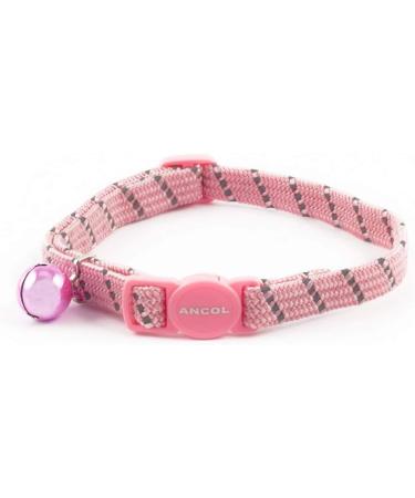 Ancol Reflective all-elastic Cat Collar Black Black 1 Count (Pack of 1) Single - Buy Online on SooperMarket.com