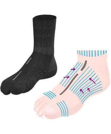 Inook Talflat Correction Socks for Foot Pain Relief - Flat Feet Fallen Arches & Hallux Valgus - kotex Splint 40 Black | International Shipping - Buy Online on SooperMarket.com