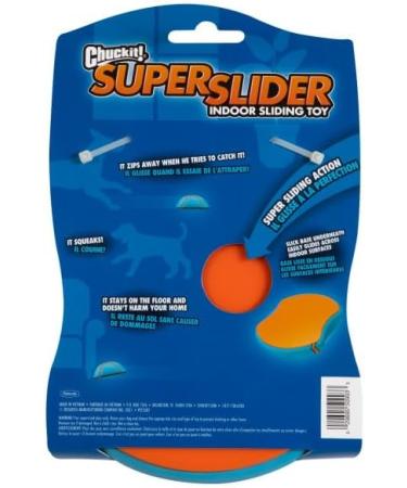 Chuckit! Indoor Super Slider Dog Fetch Toy with Squeaker for Interactive Play - Buy Online on SooperMarket.com