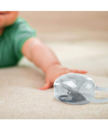 Beito 3pcs BPA-Free Pacifier Holder Case - Baby-Resistant Storage Box for Soothers & Supplies - Buy Online on SooperMarket.com