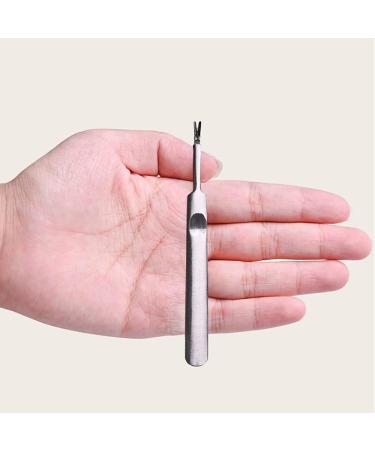 Nail Cleaner Nipper Stainless Nail Cuticle Pusher Manicure Tools Dead Skin Remover Nipper Nail Cuticle Fork Cuticle Cutter Remover for Manicure and Pedicure - Buy Online on SooperMarket.com