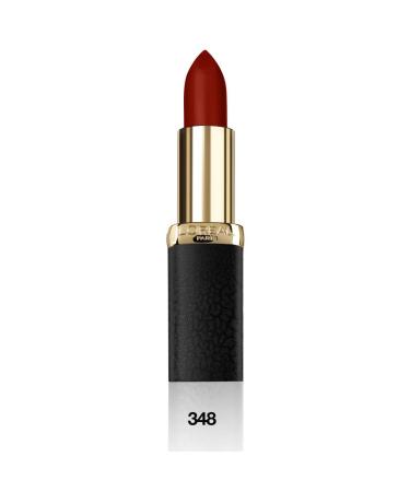 L'Oreal Paris Color Riche Matte Addiction Lipstick 348 Brick Vintage 1 Count (Pack of 1) 348 Brick Vintage 1 Count (Pack of 1)
