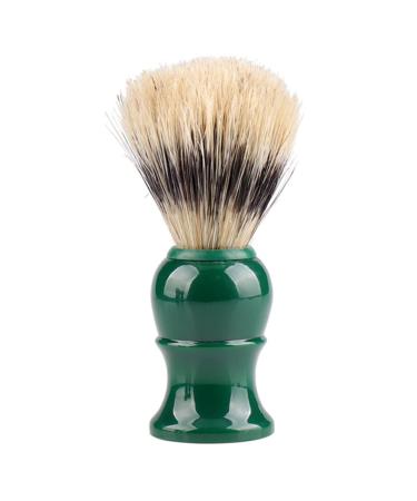 Hair Shaving Brush Handle Bristle Safety Brush Neck Sweep Brush Green Beard Brush