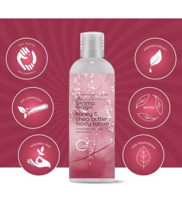 Aroma Magic Honey & Shea Butter Body Lotion with SPF 25 - Nourishing Sun Protection for Smooth Skin | 7.44 Fl Oz | International Shipping Available - Buy Online on SooperMarket.com