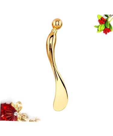 Healeved Makeup Spoon Zinc Cream Spoon Make up Kit Unicorn Horn Clip on Eye Spoon Creami Buttercream Spiral Tool 9.50X1.50X0.50CM Golden - Buy Online on SooperMarket.com