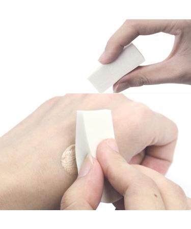 30 Latex-Free Triangular Makeup Sponges - Small Foundation Puff for Professional Use - Perfect for Flawless Application - Buy Online on SooperMarket.com