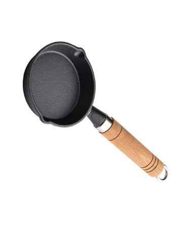MAGICLULU Mini Omelet Pan Mini Frying Pan Egg Frying Pan Resistant to Burning Frying Pan Kitchen Frying Pan Household Cooking Utensils Rice Non Stick Pan Earth Cast Iron
