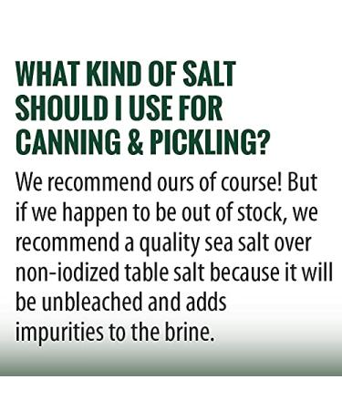 Caravel Gourmet Pickling & Canning Sea Salt - Fine Grain Salt for Home Curing - Non-Iodized  Gluten Free  No Additives  No Bleaching - Kosher Canning Kit Essential for Homemade Brine - (1lb Shaker) Pickling & Canning 1 Pou - Buy Online on SooperMarket.com