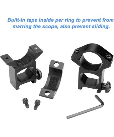 Modkin 1 Weaver Scope Rings - High Profile Rifle Scope Mounts for Picatinny/Weaver Rail (Set of 2) - Buy Online on SooperMarket.com