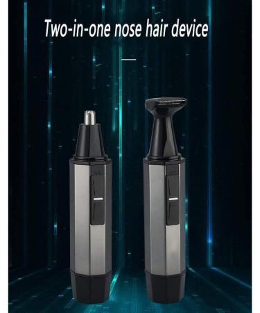 Best Nose Hair Trimmer for Men - 2 in 1 Rechargeable Ear & Nose Clipper Waterproof with Flashlight - Easy to Use & Clean - Buy Online on SooperMarket.com