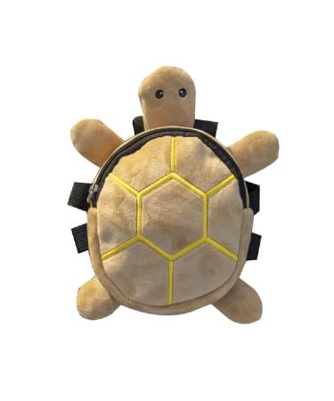 Beautiful turtle shaped dog backpack for pets pet pet travel bag big capacity cat outdoor treats bag bag light bag in the open dog backpack light yellow