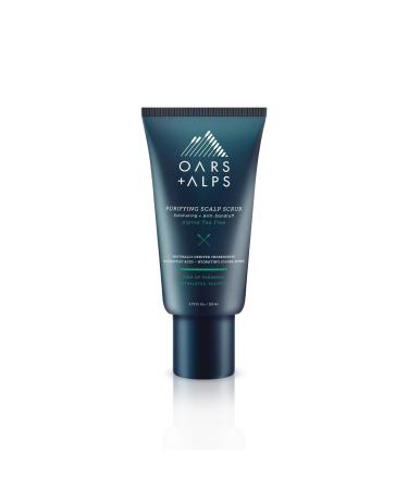 Oars + Alps Purifying Scalp Scrub and Anti-Dandruff Exfoliator  Made with Exfoliating Ingredients to Refresh Skin  Alpine Tea Tree Scent  3.75 Oz