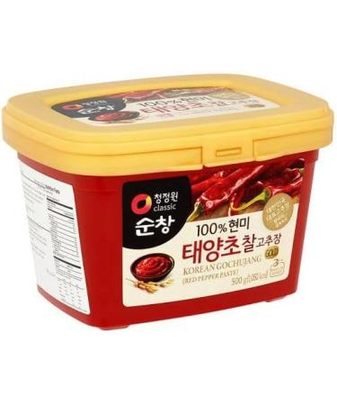 O Food Gochujang Korean Traditional Brown Rice Red Pepper Hot Chilli Paste 500g (Pack of 2) by CNMART - Buy Online on SooperMarket.com