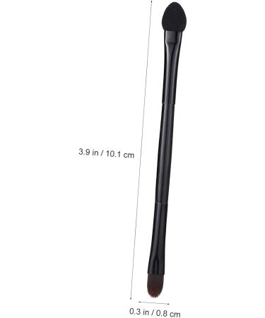 Baluue 100 Pcs Double Eye Shadow Makeup Eyeshadow Brush Women Makeup Brush Make up Cosmetics Plastic Black - Buy Online on SooperMarket.com