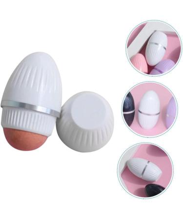 PLAFOPE Oil Absorbing Beauty Stick Walker Face Roller Volcano Stone for Face Volcanic Roller Oily Skin Oil Absorbing Ball Blotting Roller for Face Oil Roller for Face White Plastic 5.70X3.00X3.00CM White - Buy Online on SooperMarket.com