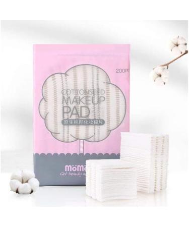Momoup Organic Cotton Sheets CottonSeed Makeup Pads 200 Pieces/Bag 100% Organic Cotton Unbleached (1# CottonSeed Makeup Pad - 200 Pieces/Bag) - Buy Online on SooperMarket.com
