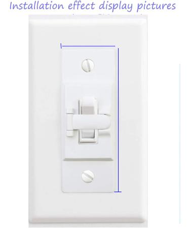 A Single-Control Pull Switch Rectangular Protector Child Safety Switch Lock Protection Cover 3.11.2 Inches Environmentally Friendly ABS Resin Material. - Buy Online on SooperMarket.com