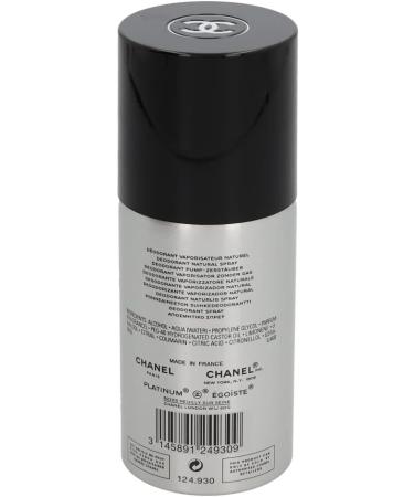 Chanel Platinum Ego ste Deodorant Spray 3.4 oz - Buy Online on SooperMarket.com