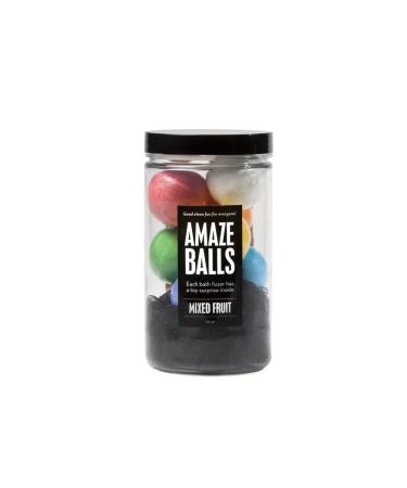 DA BOMB Amazeballs Bath Bombs jar  16oz  8 minis with loofah