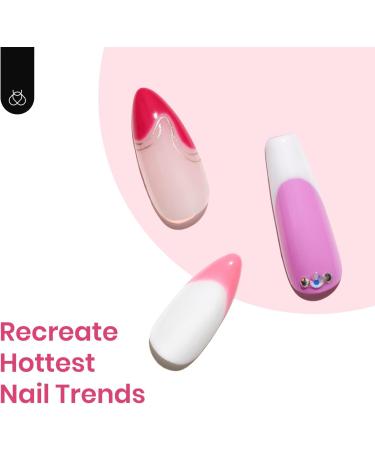 Beetles Gel Nail Polish Set - Lingering Grace Collection | 36 Colors Pink Red Purple | Sparkle Glitter Manicure Kit with Base & Top Coat - Buy Online on SooperMarket.com