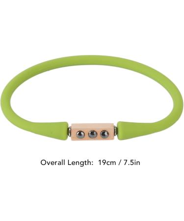 Magnetic Negative Ion Energy Bracelet for Blood Circulation & Well-Being - Green | Perfect for Basketball - International Shipping - Buy Online on SooperMarket.com