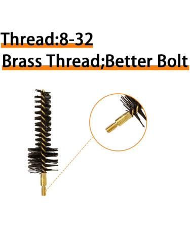 Buy Bore Baby Chamber Brass Gun Bore Brushes - 6PCS for AR15/.308 Caliber | Nylon & Mop Included - International Shipping Available - Buy Online on SooperMarket.com