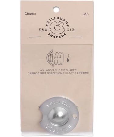 Willard Pool Cue Tip Shaper - Dime Radius | Improve Cue Performance - Buy Online on SooperMarket.com