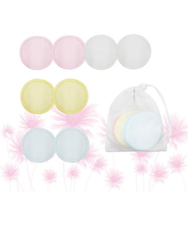 Milisten 8Pcs Reusable Bamboo Makeup Remover Pads - Eco-Friendly Cotton Rounds for Face & Nail Polish - Washable Facial Towels - Buy Online on SooperMarket.com