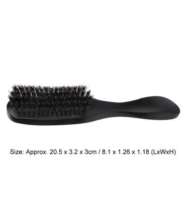 Beard Brush for Men | Soft Bristles & Curved Design | Wooden Mustache & Hair Styling Brush - Buy Online on SooperMarket.com