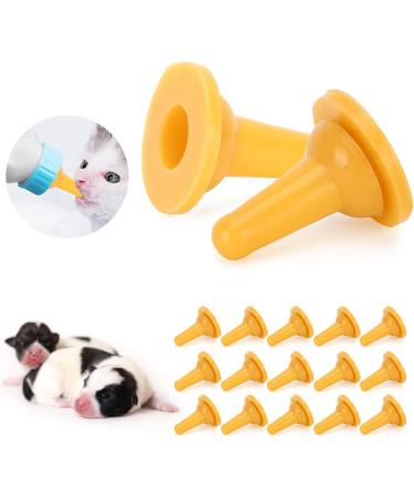 15pcs Cikonielf Pet Bottle Nipples - Replacement for Puppies Kittens & Small Animals - Ideal Milk Feeding Bottles - Buy Online on SooperMarket.com