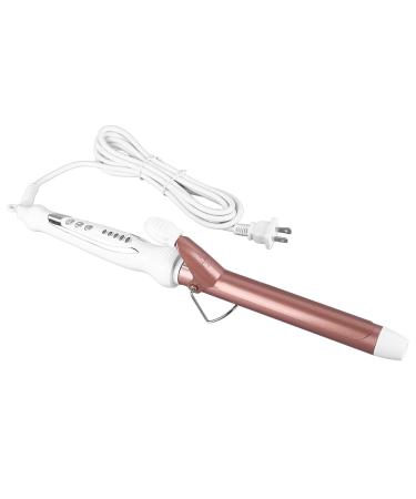 Rosvola Hair Curling Wand Adjustable Temperature Curling Iron Portable Multifunctional for Home Travel (Rose Gold)