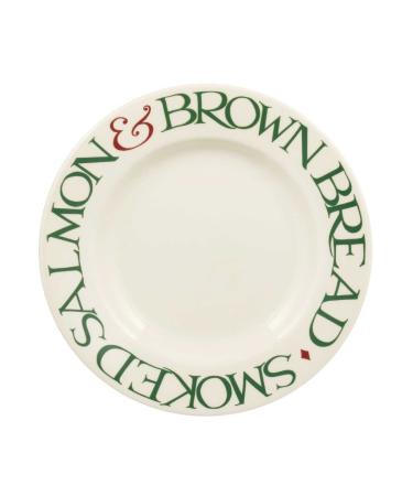 Emma Bridgewater Christmas Toast & Marmalade Smoked Salmon 8 1/2 Inch Plate