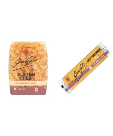 Garofalo Gluten Free Fusilloni 400g & Gluten Free Linguine Pasta 400g