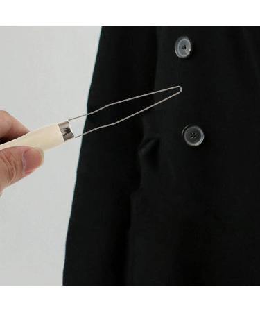 Easy Button Tool | Button Hook Tool Dressing Aid | Grip Button Hook Helper Shirt Collar Buttoner Practical Gift for Clothing Sewing Lovers Niayou - Buy Online on SooperMarket.com
