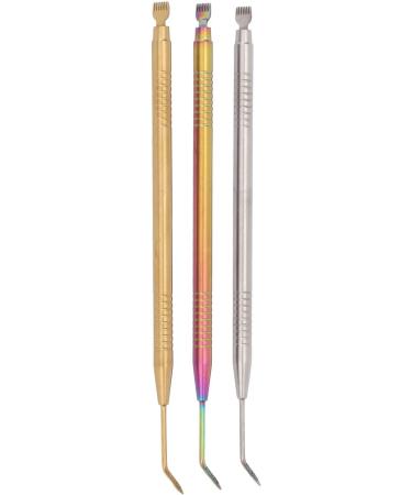 Eyelash Lift Perming Tool Lash 3 Piece Eyelash Separator Tinting Tool with Tail Comb Long Curved Needle Eyelash Duration Lift Tool - Buy Online on SooperMarket.com