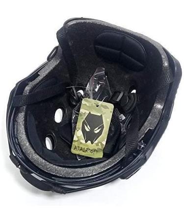 ATAIRSOFT PJ Type Tactical Fast Helmet with Visor Goggles - Black - Buy Online on SooperMarket.com