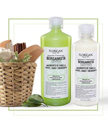 Florigan Bergamota Hair Growth Shampoo 1lt - 33.8 Fl Oz (Pack of 1) - Buy Online on SooperMarket.com