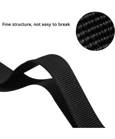 RETON 1 1/4 Inch Black Nylon Webbing Strap - 10 Yards for Outdoor DIY Gear, Backpacks, Pet Collars & Crafts - Buy Online on SooperMarket.com
